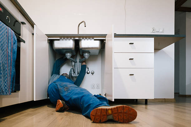 Professional Leak Detection technician working in Wrightstown, NJ